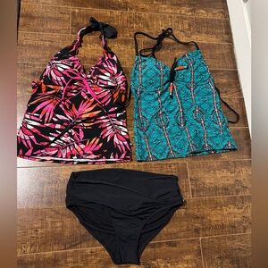 Aqua Midnight Blue Swimwear